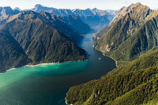 Milford Sound from above © Lucia