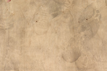dust footprint on wooden pallet