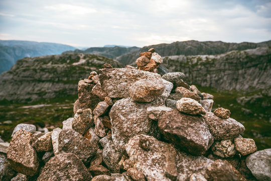 Hiking to Kjeragbolten (Kjerag), Norway