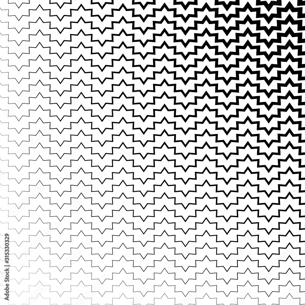 Aufkleber Cracks geometric halftone patterns background vector design.