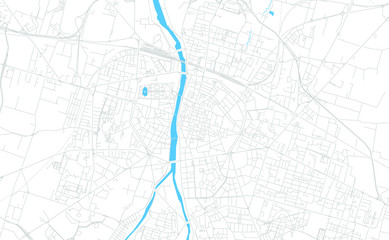 Parma, Italy bright vector map