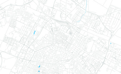 Modena, Italy bright vector map