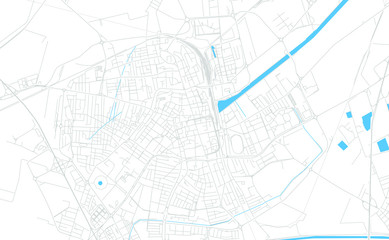 Ravenna, Italy bright vector map