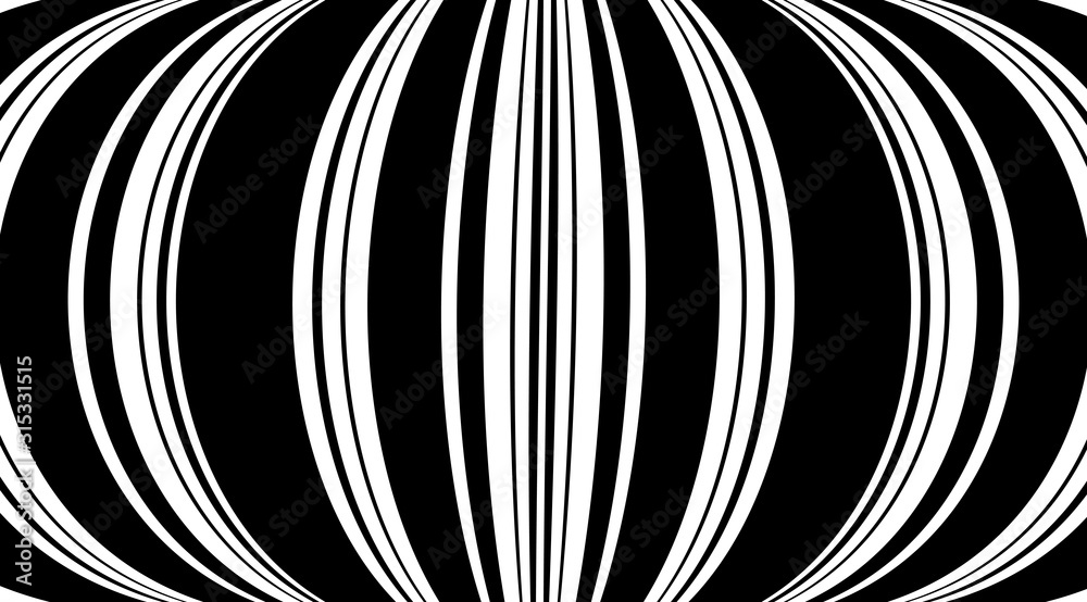 Poster stripped rings abstract background. linear circles optical illusion backdrop vector design.
