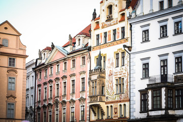 Fototapeta na wymiar panoramic view of Prague city