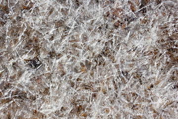 Ice. The frozen water. Winter background.