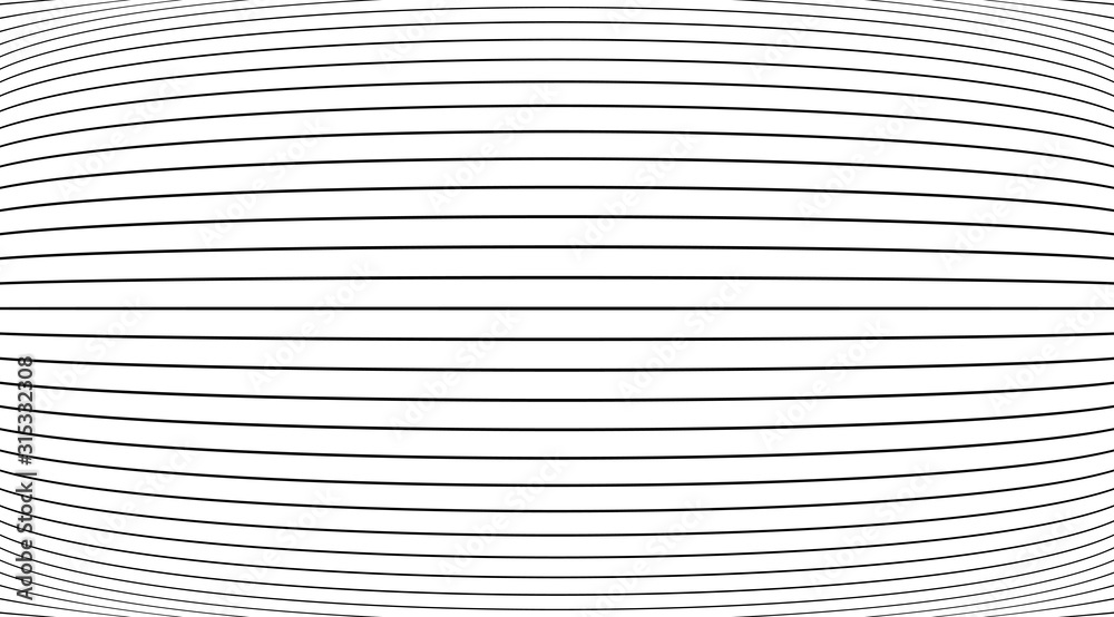 Aufkleber Thin linear futuristic stripped pattern vector design.