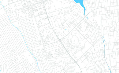 Almaty, Kazakhstan bright vector map