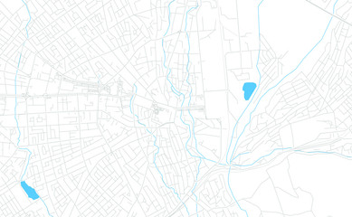 Taraz, Kazakhstan bright vector map