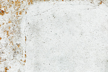 Dirty and old white wall