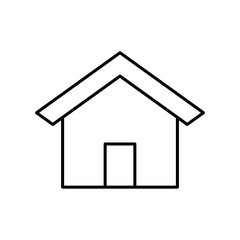 Home, house icon vector on white background