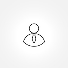 Avatar icon. person icon on white background