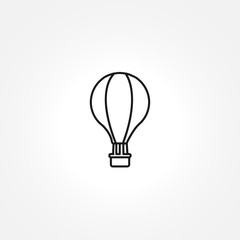 hot air icon on white background