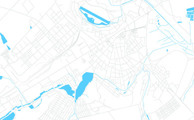 Balti, Moldova bright vector map