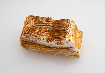 Cream Covered Cake Portion