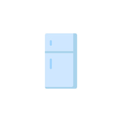 fridge flat icon on white background