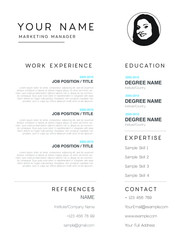 Elegant Resume/CV Layout
