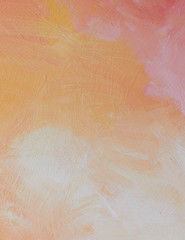 Hand drawn oil painting on Canvas. Soft theme Painting Background. Abstract art background. Color texture. Fragment of artwork. Spots of paint. Brushstrokes of paint. Modern art. Contemporary art.