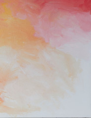 Hand drawn oil painting on Canvas. Soft theme Painting Background. Abstract art background. Color texture. Fragment of artwork. Spots of paint. Brushstrokes of paint. Modern art. Contemporary art.