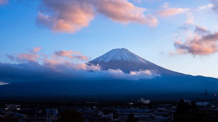 Close up of Fuji Mountain and cloud 2