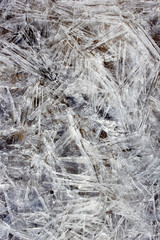 Ice. The frozen water. Winter background.