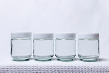 glass jars for yogurt, eco-friendly material