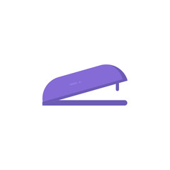 Stapler flat style element illustration. cartoon design on white background