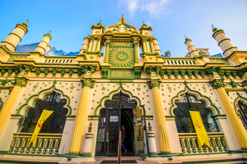 Masjid Abdul Gaffoor in Singapore. Beautiful old mosque atLittle India area.