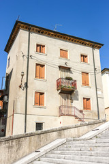 Fototapeta na wymiar Monteforte d'Alpone, Italy. Urban architecture of Monteforte d'Alpone.