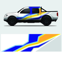 truck decal graphic wrap vector, abstract background