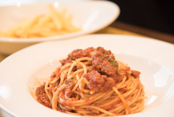 スパゲティ　ミートソース