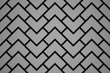 Abstract geometric pattern. A seamless vector background. Black ornament. Graphic modern pattern. Simple lattice graphic design