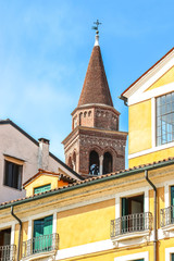 Fototapeta na wymiar Vicenza, Italy. Beautiful architecture of Vicenza.