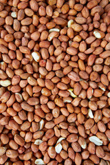 raw peanut background, nut close up