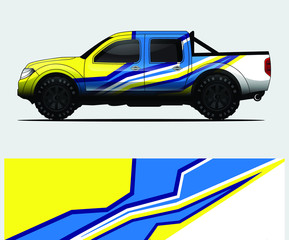 truck decal graphic wrap vector, abstract background