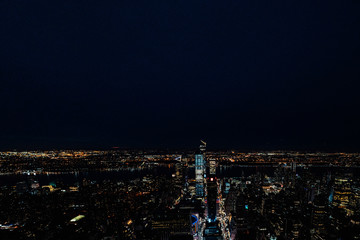 Manhattan at night