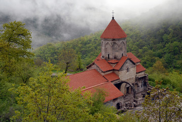 Fototapeta premium Vahanavank Monastery (founded in 10th century, rebuild in 2009). Outskirts of Kapan town, Syunik Region, Armenia.