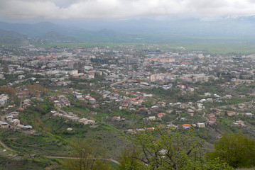 Stepanakert city is the capital of Mountainous Karabakh.