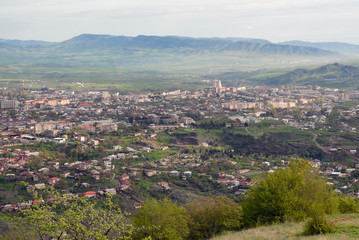 Obraz premium Stepanakert city is the capital of Mountainous Karabakh.