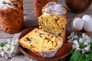 Traditional easter cake craffin (kraffin)