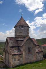 Fototapeta premium Medieval Makravank Monastery (13th century). Hrazdan town, Kotayk Region, Armenia.
