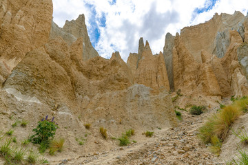 Omarama Clay Cliffs, New Zealand