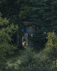 Fototapeta na wymiar Wood cabin
