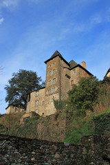 Vieilles maisons &agrave; Uzerche (Corr&egrave;ze)
