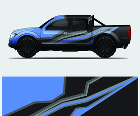 truck decal graphic wrap vector, abstract background