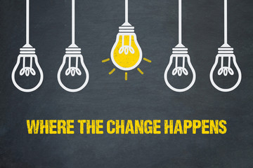 Where the change happens