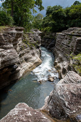 Beautiful river in Chame Banks, Panama