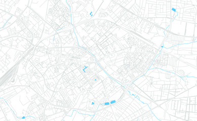 Fototapeta na wymiar Bialystok, Poland bright vector map