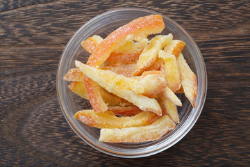  Image of dried orange peel from Thailand