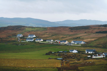 small village among firlds